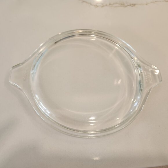 Vintage Pyrex Promotional Gold Leaf Casserole #473 w/Lid 1 QT Cinderella Handles - Picture 4 of 5